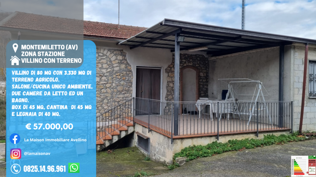 MONTEMILETTO (AV) - ZONA STAZIONE